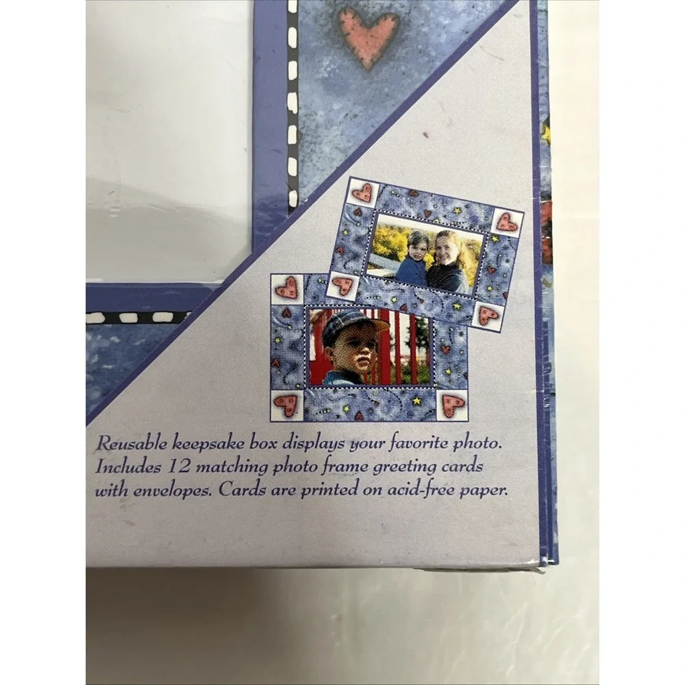 Vintage Keepsake Box 12 Photo Frame Greeting Cards & Envelopes By Kallen Godsey
